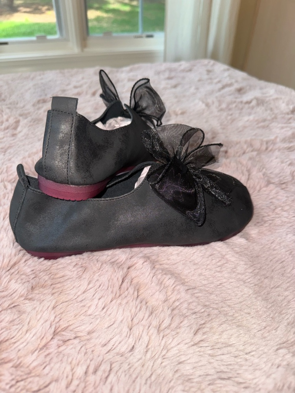 Bow Accent Flats Women Size 7 - Picture 2 of 7